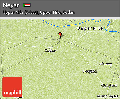 Physical 3D Map of Neyar