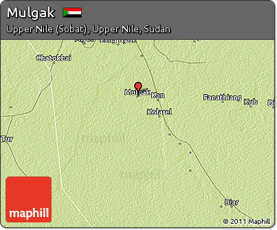 Physical 3D Map of Mulgak