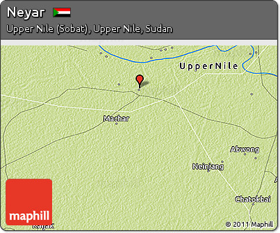 Physical 3D Map of Neyar