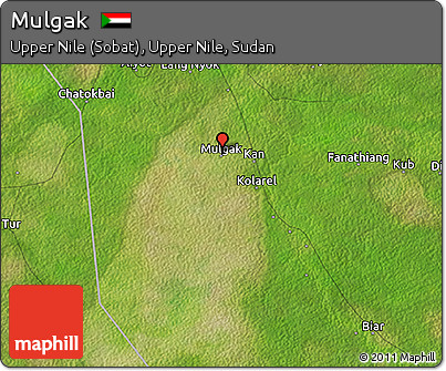 Satellite 3D Map of Mulgak