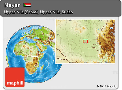 Physical Location Map of Neyar