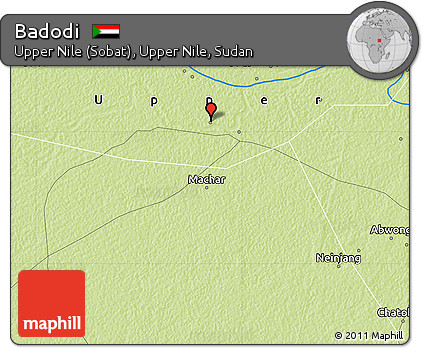 Physical Map of Badodi