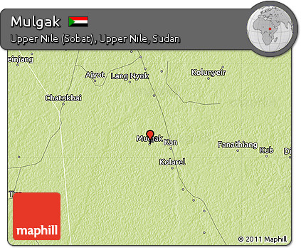 Physical Map of Mulgak