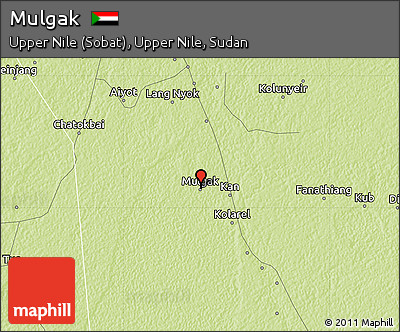 Physical Map of Mulgak