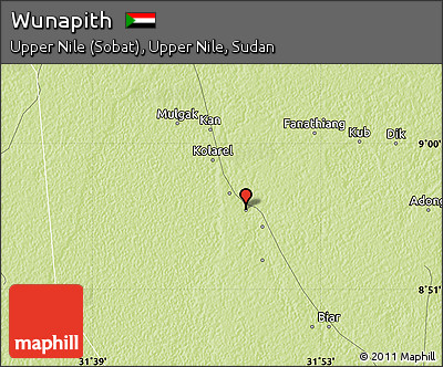 Physical Map of Wunapith