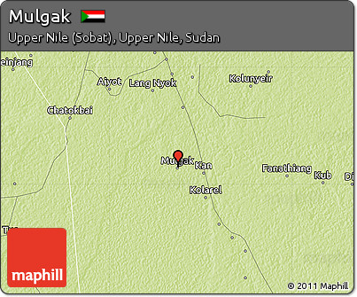 Physical Map of Mulgak