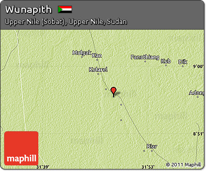 Physical Map of Wunapith