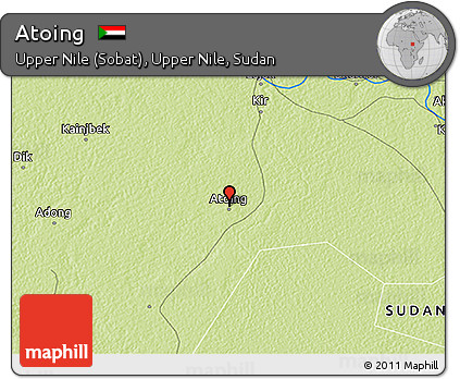 Physical 3D Map of Atoing