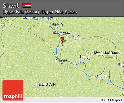Physical 3D Map of Shwil