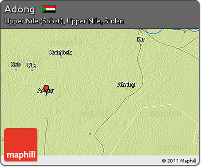 Physical 3D Map of Adong