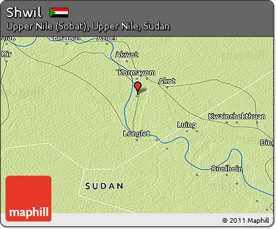 Physical 3D Map of Shwil