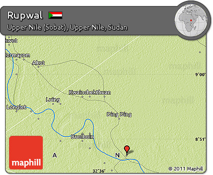Physical Map of Rupwal