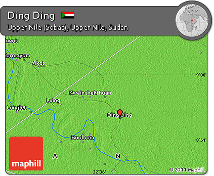 Political Map of Ding Ding