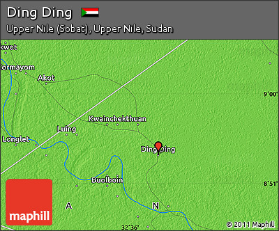 Political Map of Ding Ding