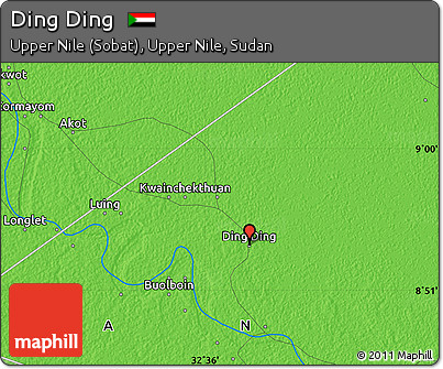 Political Map of Ding Ding