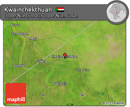 Satellite Map of Kwainchekthuan
