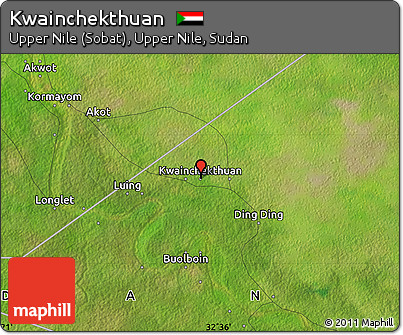 Satellite Map of Kwainchekthuan