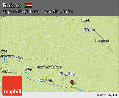 Physical Panoramic Map of Rokok