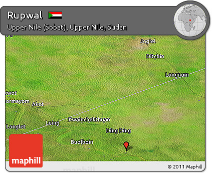 Satellite Panoramic Map of Rupwal