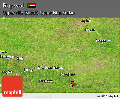 Satellite Panoramic Map of Rupwal