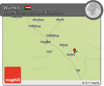 Physical 3D Map of Wunkoi