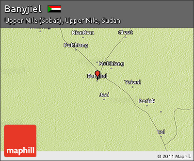 Physical 3D Map of Banyjiel