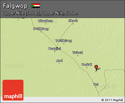 Physical 3D Map of Falgwop