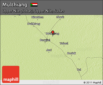 Physical 3D Map of Multhiang