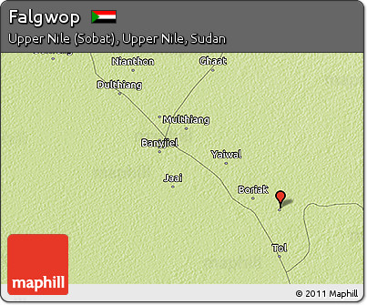 Physical 3D Map of Falgwop