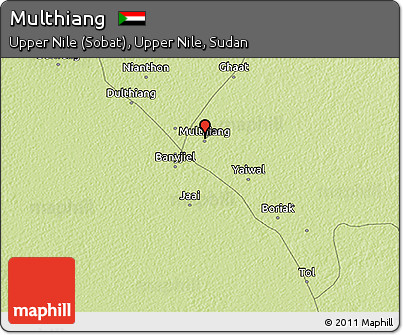 Physical 3D Map of Multhiang