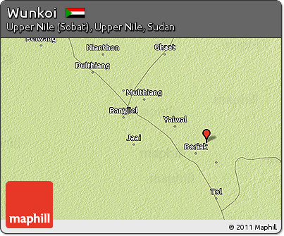 Physical 3D Map of Wunkoi
