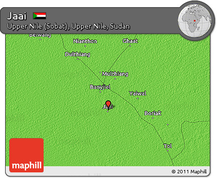 Political 3D Map of Jaai