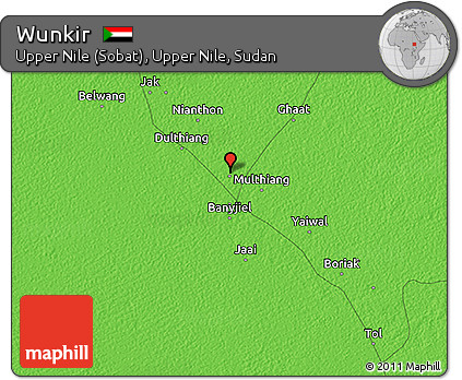 Political 3D Map of Wunkir