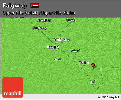 Political 3D Map of Falgwop