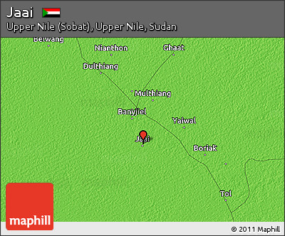 Political 3D Map of Jaai