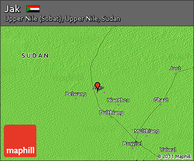 Political 3D Map of Jak