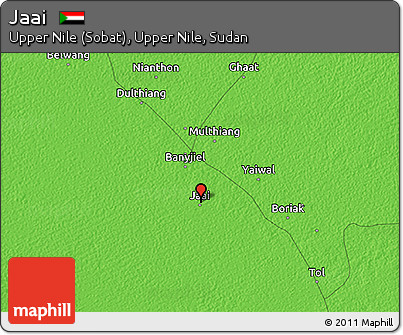Political 3D Map of Jaai