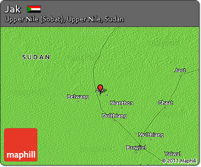 Political 3D Map of Jak