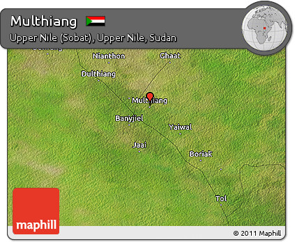 Satellite 3D Map of Multhiang
