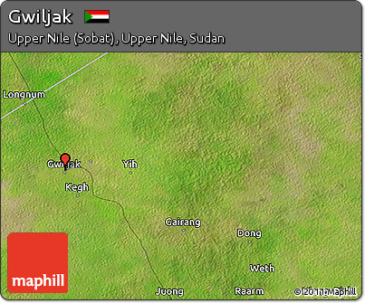 Satellite 3D Map of Gwiljak