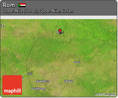 Satellite 3D Map of Rom