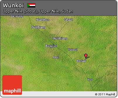 Satellite 3D Map of Wunkoi