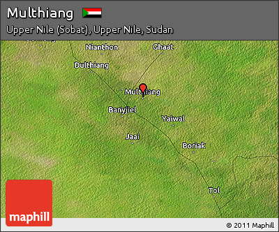 Satellite 3D Map of Multhiang