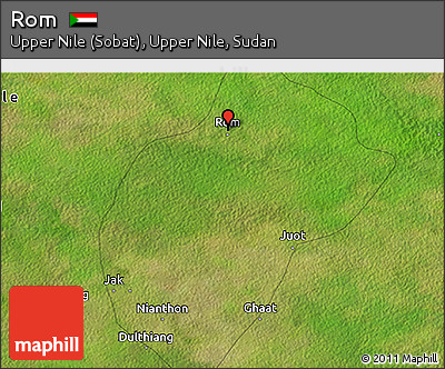 Satellite 3D Map of Rom