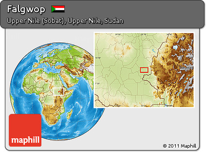 Physical Location Map of Falgwop