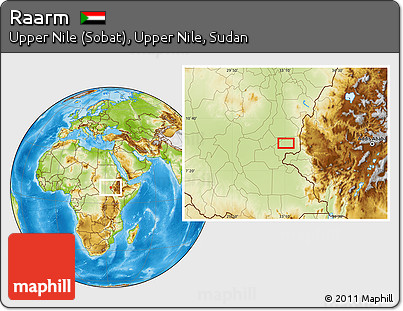 Physical Location Map of Raarm