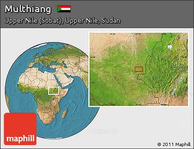 Satellite Location Map of Multhiang