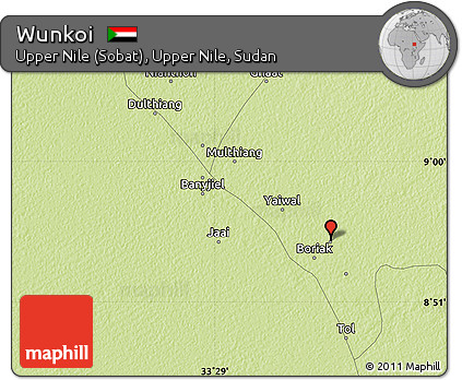 Physical Map of Wunkoi