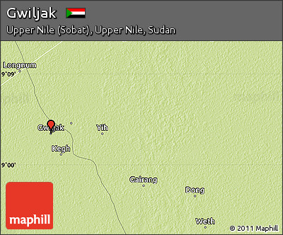 Physical Map of Gwiljak