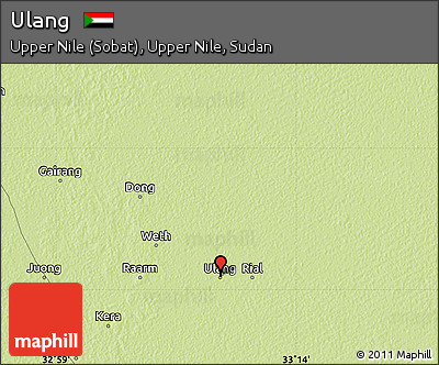 Physical Map of Ulang